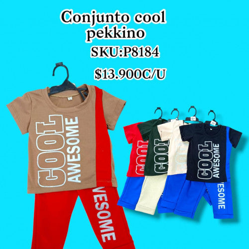 Conjunto niño burda