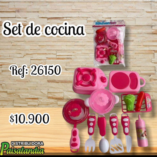 Juguete set de cocina 5880-6 26150-LOC (UND)