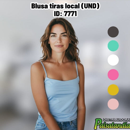 Blusa tiras local (UND)