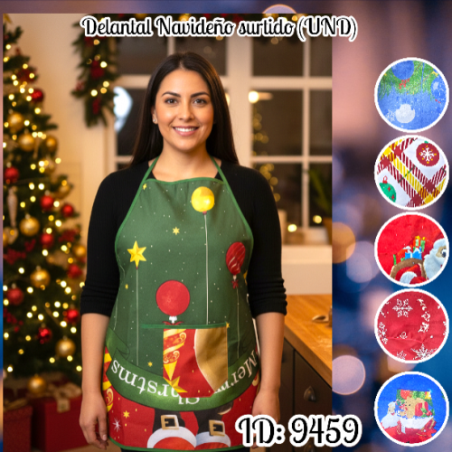 Delantal Navideño surtido