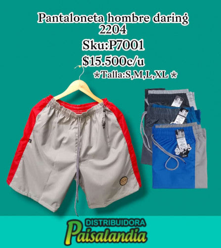 Pantaloneta hombre Daring RF.2204