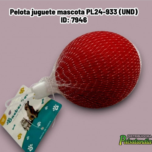 Pelota juguete mascota PL24-933 (UND)