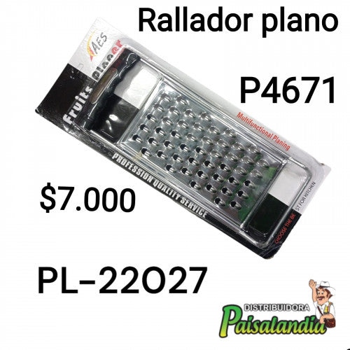 Rallador plano PL-22027