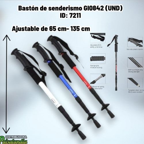 Bastón de senderismo GI0842 (UND)