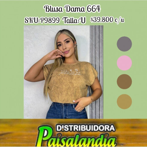 blusa dama 664 (UND)