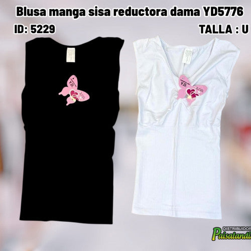 Blusa manga sisa reductora dama YD5776 (UND)