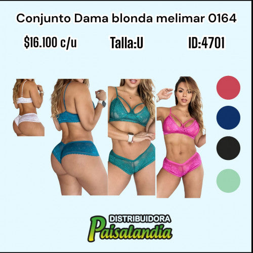 Conjunto blonda 0164 (UND)