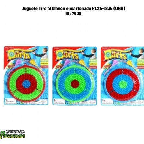 Juguete Tiro al blanco encartonado PL25-1835 (UND)