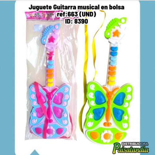 Juguete Guitarra musical en bolsa ref:663 (UND)