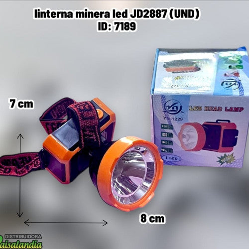 linterna minera led JD2887 (UND)