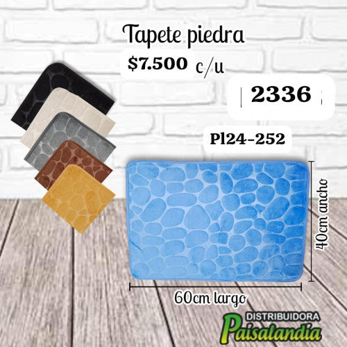 Tapete colores piedra colores surtidos PL24-252 (UND)