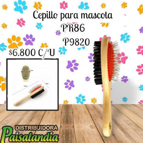 Cepillo para mascota PR86 (UND)