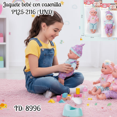 Juguete bebé con vasenilla PL25-2116 (UND)