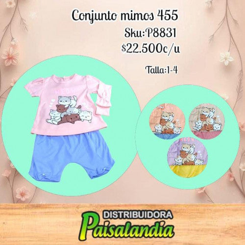 Conjunto mimos tres meses 455 (UND)