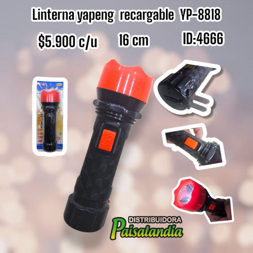 Linterna Yapeng recargable YP-8818 (UND)