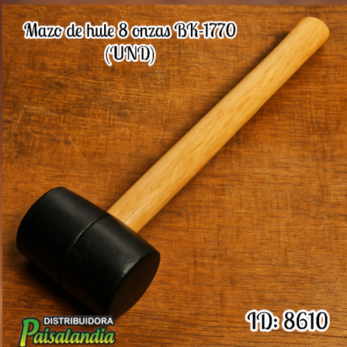Mazo de hule 8 onzas BK-1770 (UND)