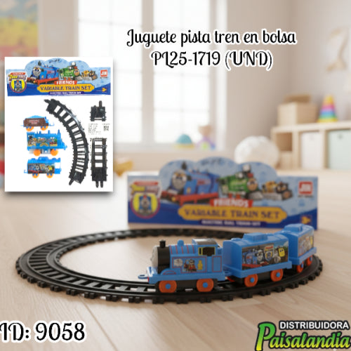 Juguete pista tren en bolsa PL25-1719 (UND)