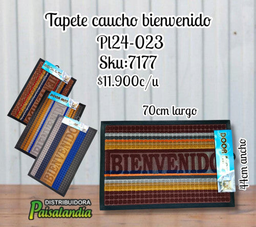 Tapete de caucho grande PL24-023 (UND)