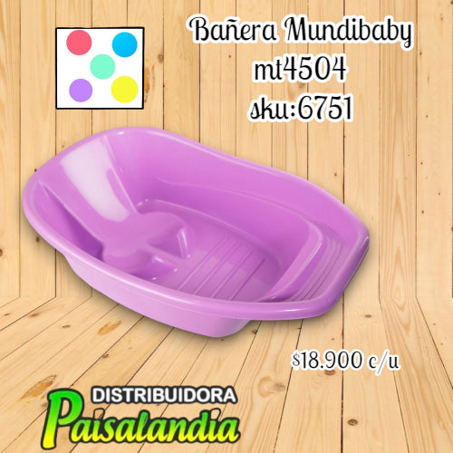 Bañera mundi baby colores surtidos MT4504 (UND)