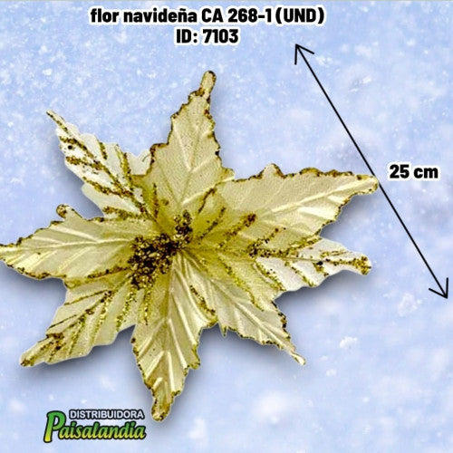 flor navideña CA 268-1 (UND)