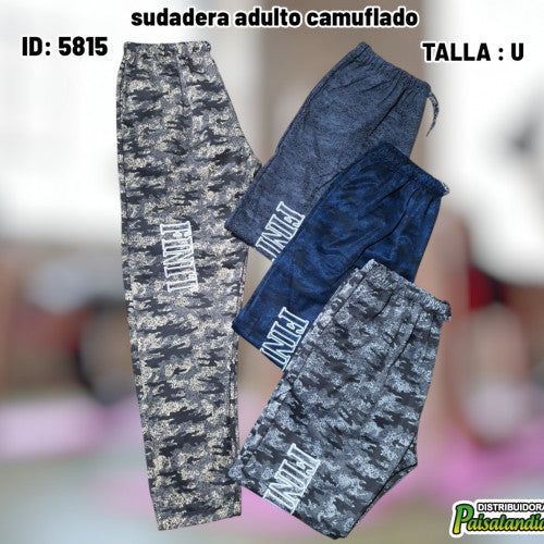 sudadera adulto camuflado (UND)