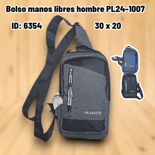 Bolso manos libres hombre PL24-1007 (UND)