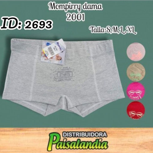 Mompirry dama fondo entero talla S/M/L/XL (UND)