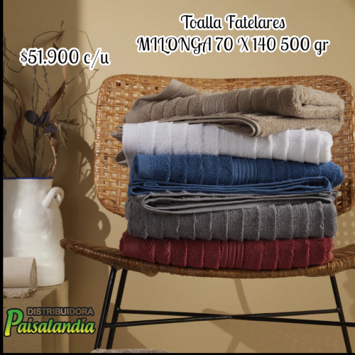 Toalla Fatelares MILONGA 70 X 140 500 gr