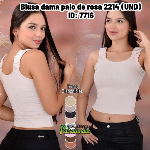 Blusa dama palo de rosa 2214 (UND)