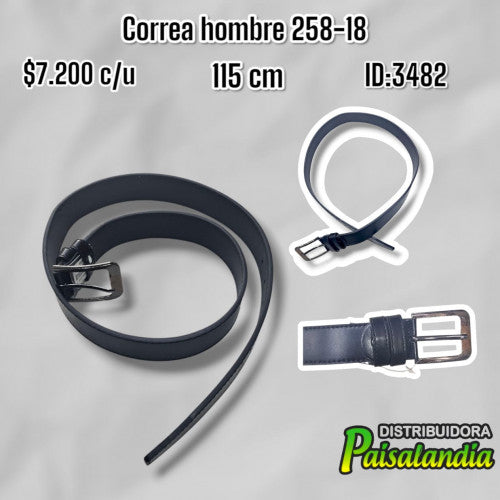 Correa hombre 115 cm 258-18 (UND)