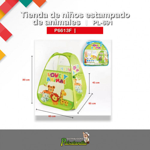 Tienda de niños estampado de animales PL-691