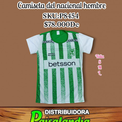 Camiseta del nacional hombre