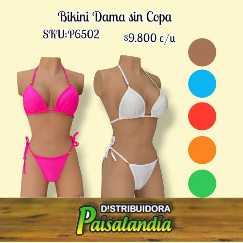 Vikiny de dama paisatex sin copa (UND)