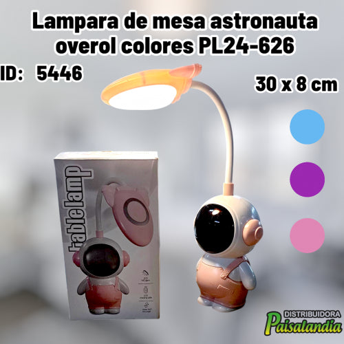 Lampara de mesa astronauta overol coloresPL24-626 (UND)