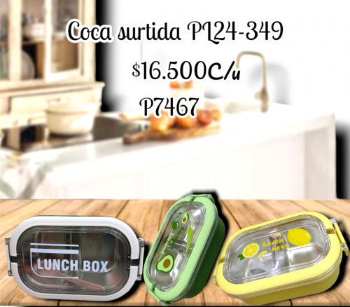Coca alimentos fina estampada PL24-349 (UND)