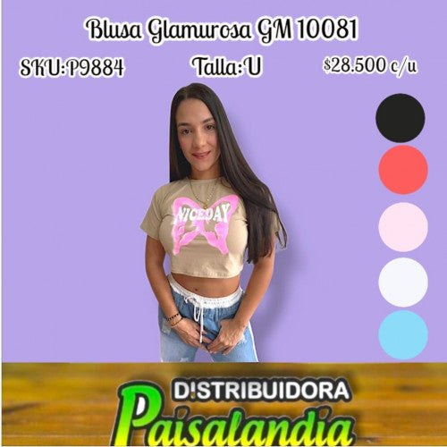 Blusa glamurosa GM 10081 (UND)