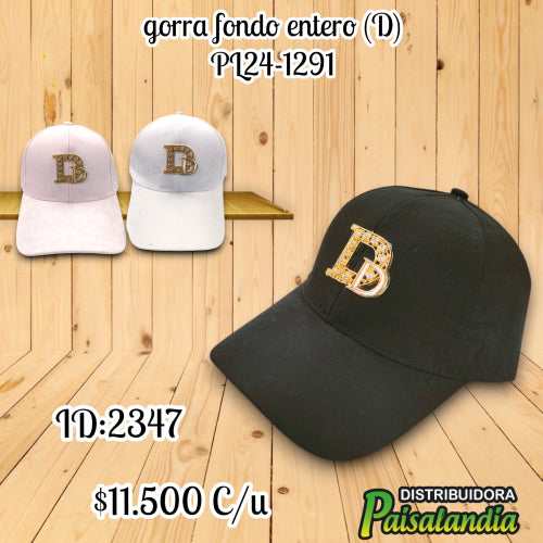 Gorra fondo entero colores surtidos (D) (UND)