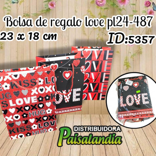bolsa de regalo love PL24-487 (DC)
