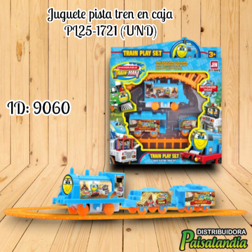 Juguete pista tren en caja PL25-1721 (UND)