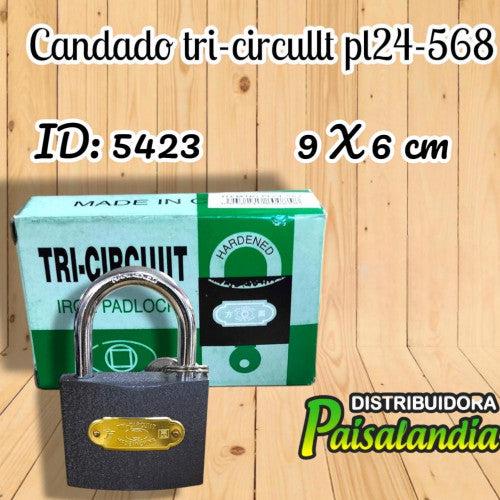 Candado TRI-CIRCUIIT PL24-568 (UND)