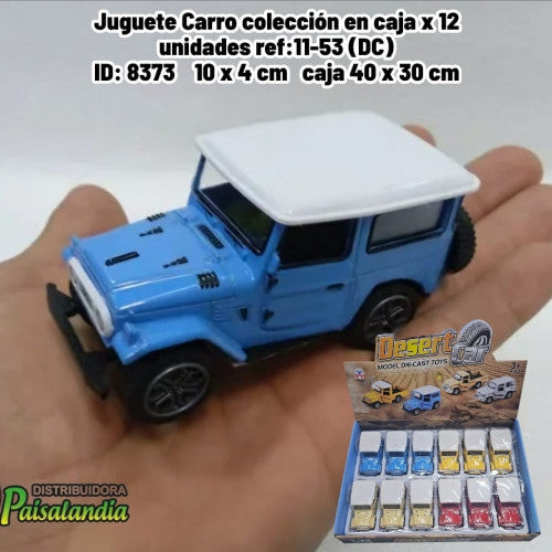 Juguete Carro colección en caja x 12 unidades ref:11-53 (DC)