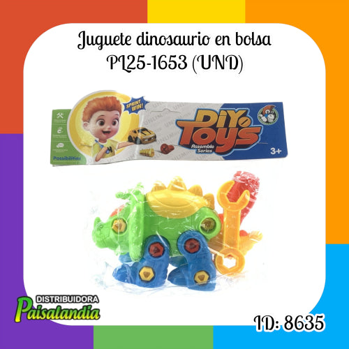 Juguete dinosaurio en maya PL25-1653 (UND)