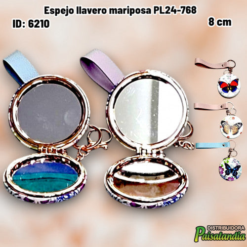 Espejo llavero mariposa PL24-768 (UND)