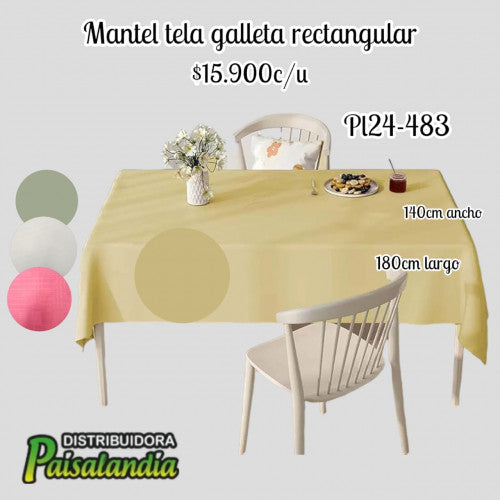 Mantel de mesa  tela galleta PL24-483