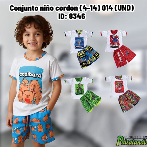 Conjunto niño cordon (4-14) 014 (UND)