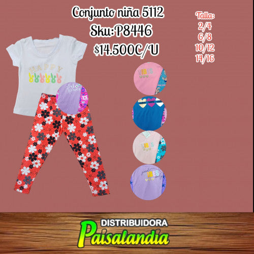 Conjunto niña 5112