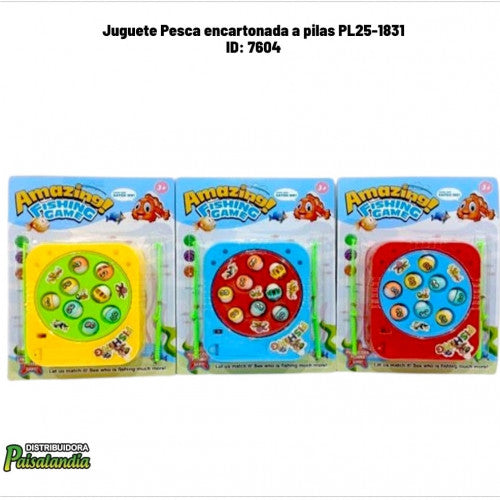 Juguete Pesca encartonada a pilas PL25-1831 (UND)