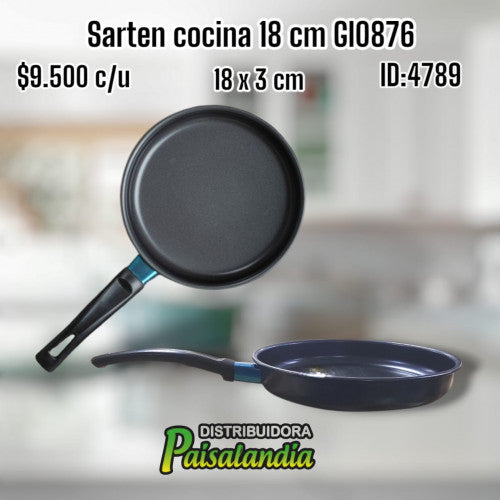 Sartén cocina 18 cm GI0876 (UND)