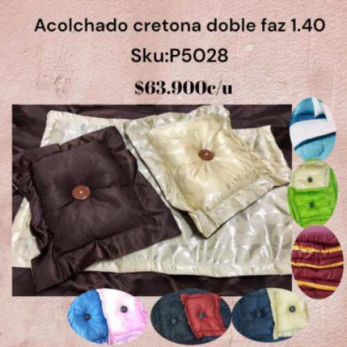 Acolchado cretona doble Andu (UND)
