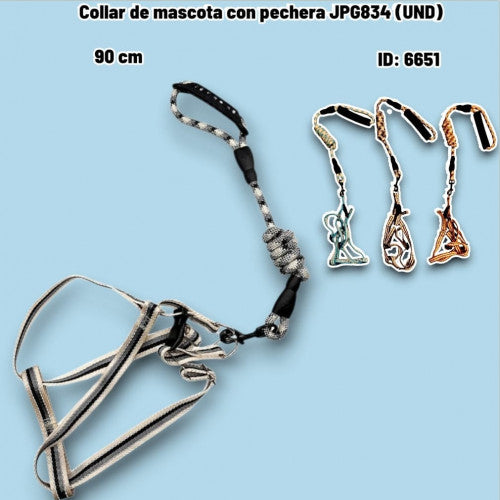 Collar de mascota con pechera JPG834 (UND)